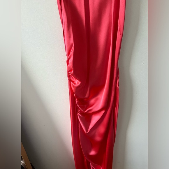 Retrofete Sabrina Dress in Coral - Picture 6 of 8